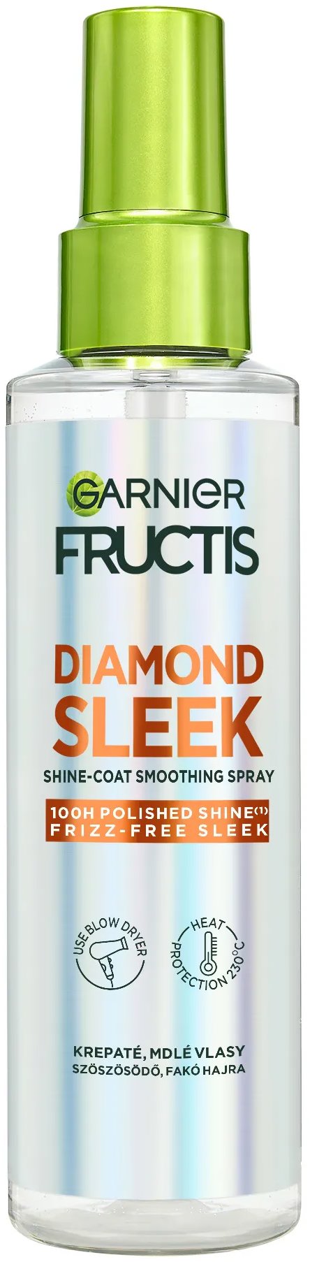 GARNIER Fructis Diamond Sleek sprej na dokonalé uhladenie, 150 ml