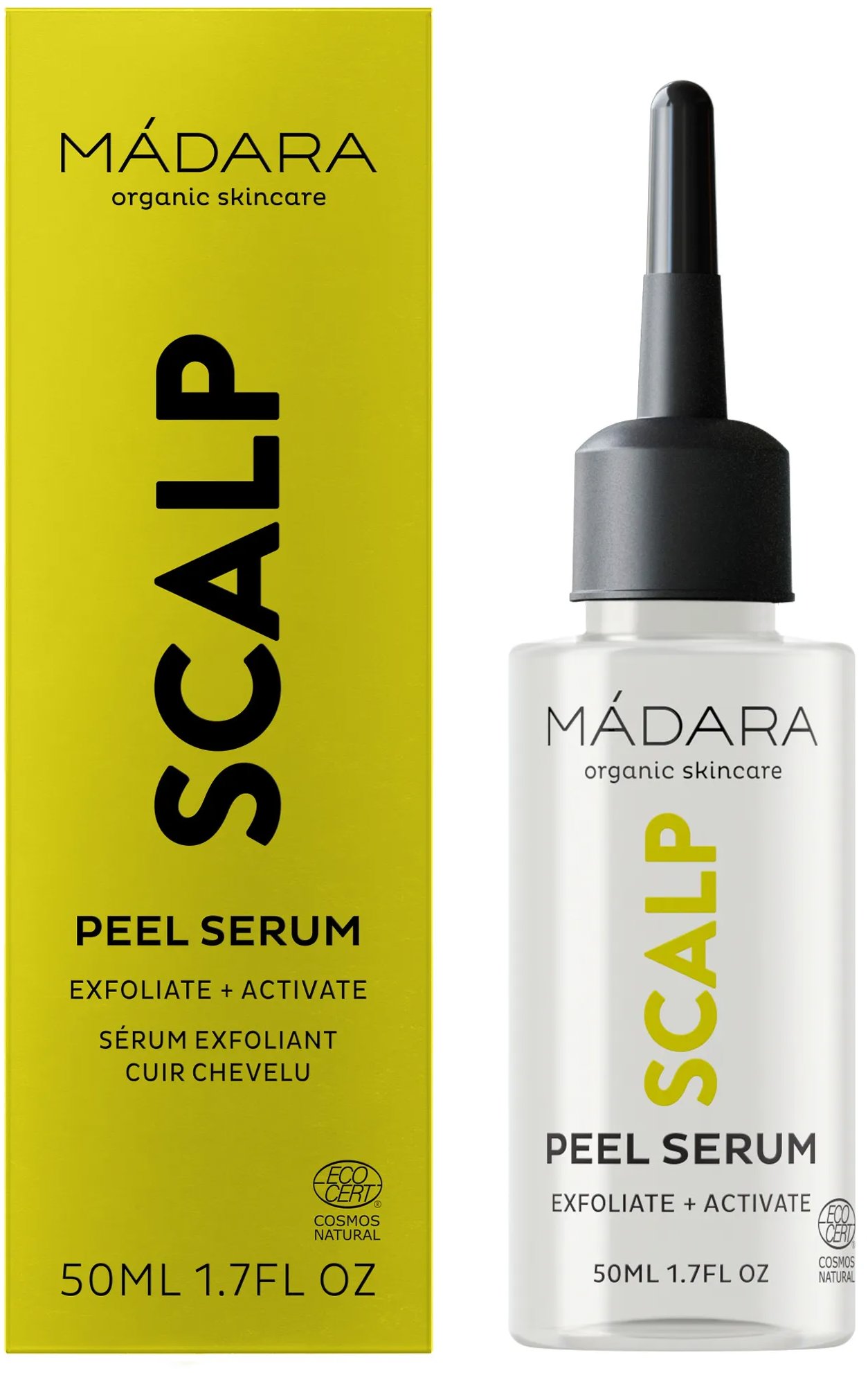 MÁDARA peelingové sérum na pokožku hlavy 50 ml