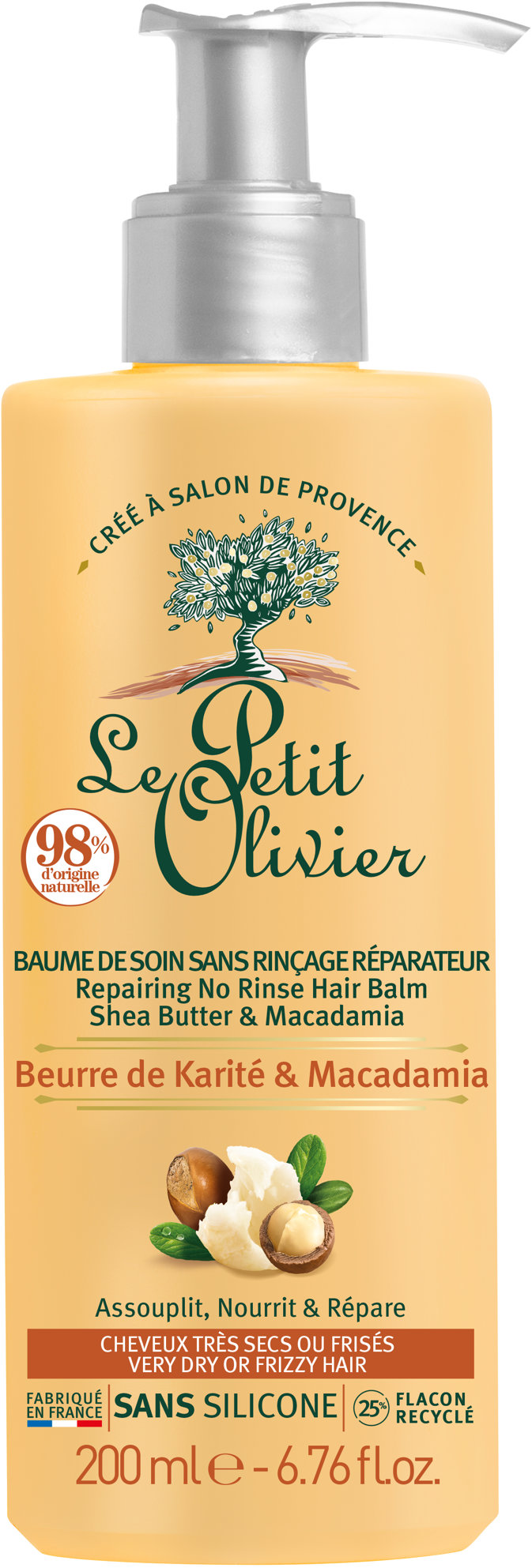 LE PETIT OLIVIER Bambucké maslo a makadamový olej 200 ml