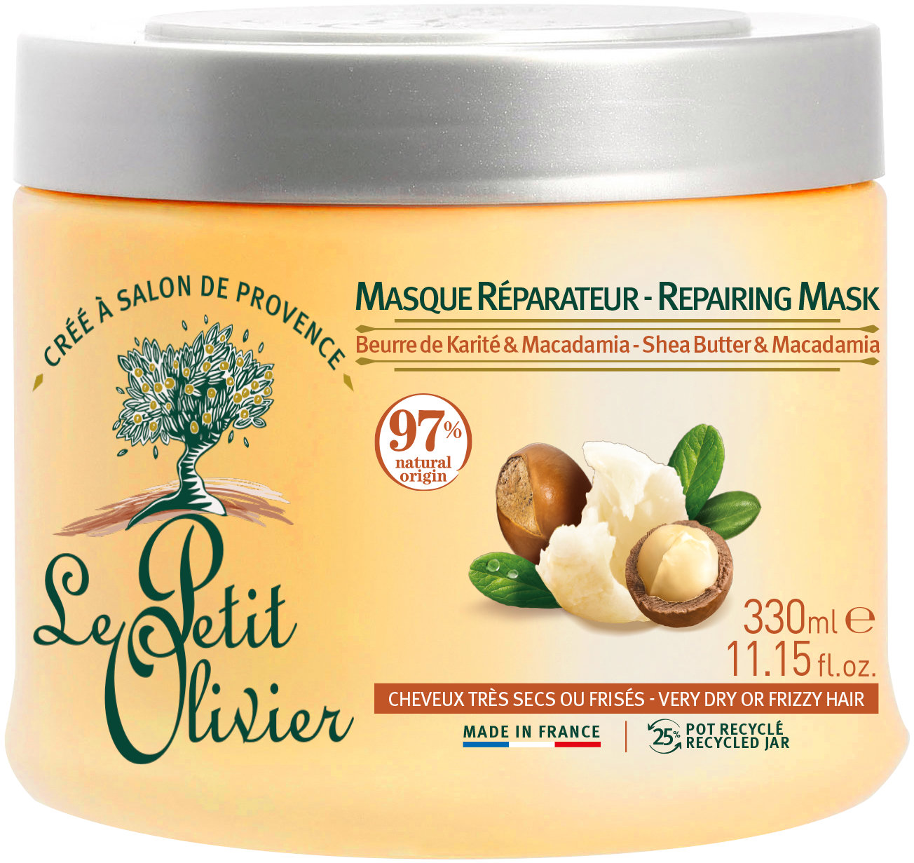 LE PETIT OLIVIER Bambucké maslo a makadamový olej 330 ml