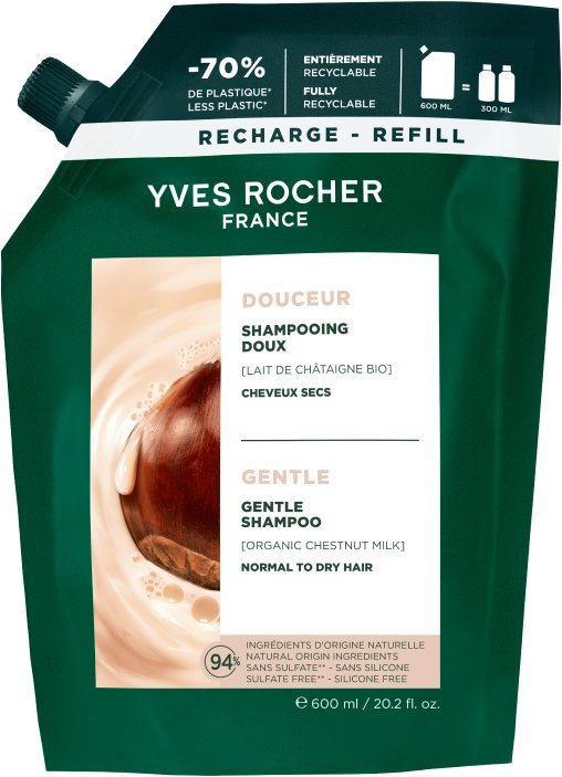 YVES ROCHER Zjemňujúci šampón 600 ml
