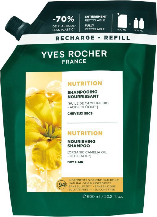 YVES ROCHER Vyživujúci šampón 600 ml