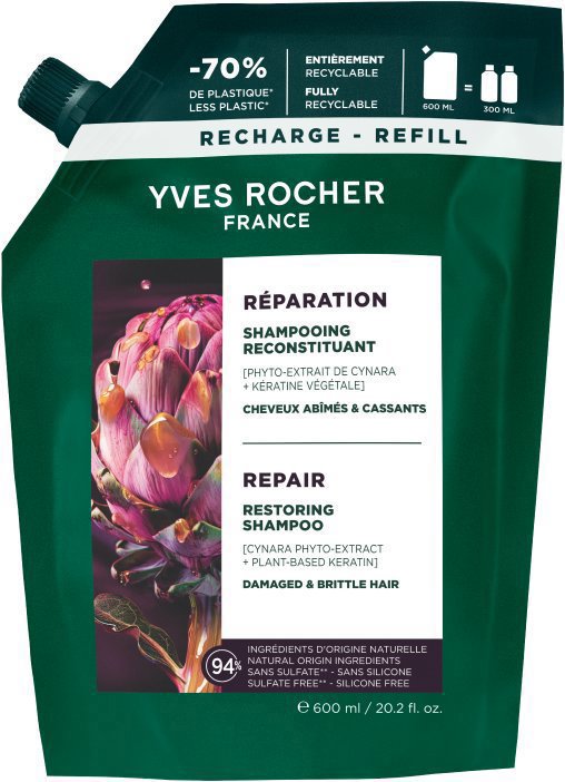 YVES ROCHER Regeneračný šampón 600 ml