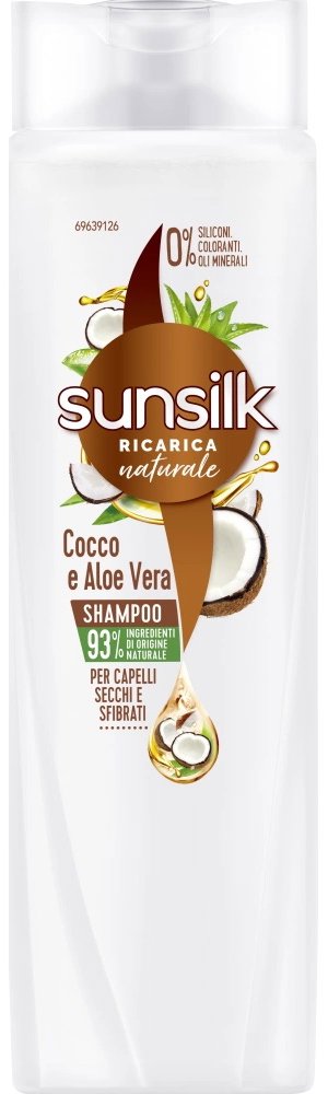 SUNSILK Cocco E Aloe Vera na suché a lámavé vlasy 250 ml