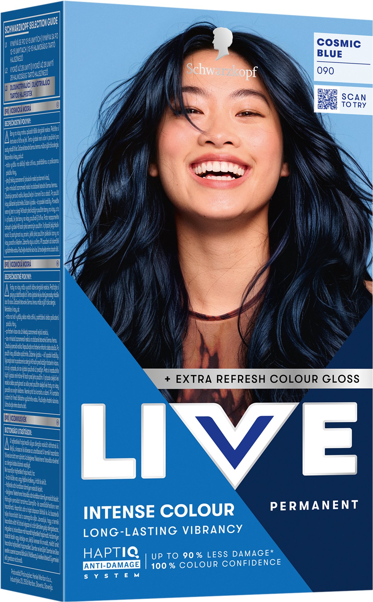 SCHWARZKOPF Live Intense Colour 090 Kosmická modrá 60 ml