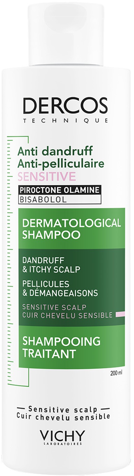 VICHY Dercos Šampón proti lupinám na citlivú vlasovú pokožku 200 ml
