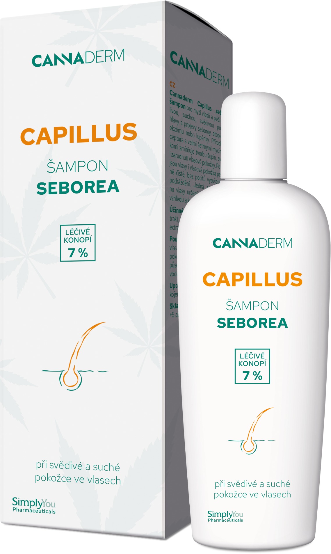 CANNADERM Capillus Seborea Shampoo 150 ml