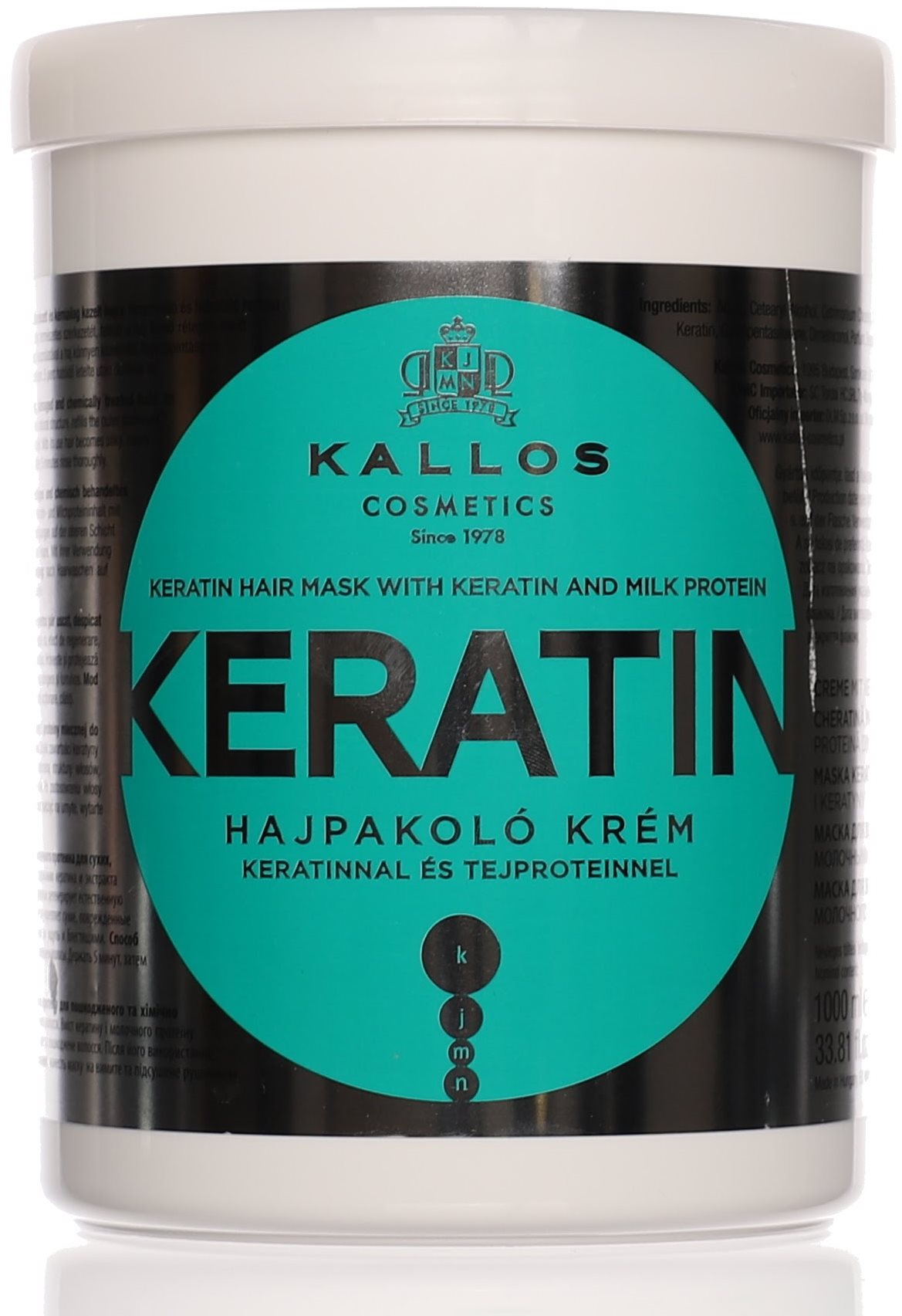 KALLOS Keratin Hair Mask 1000 ml
