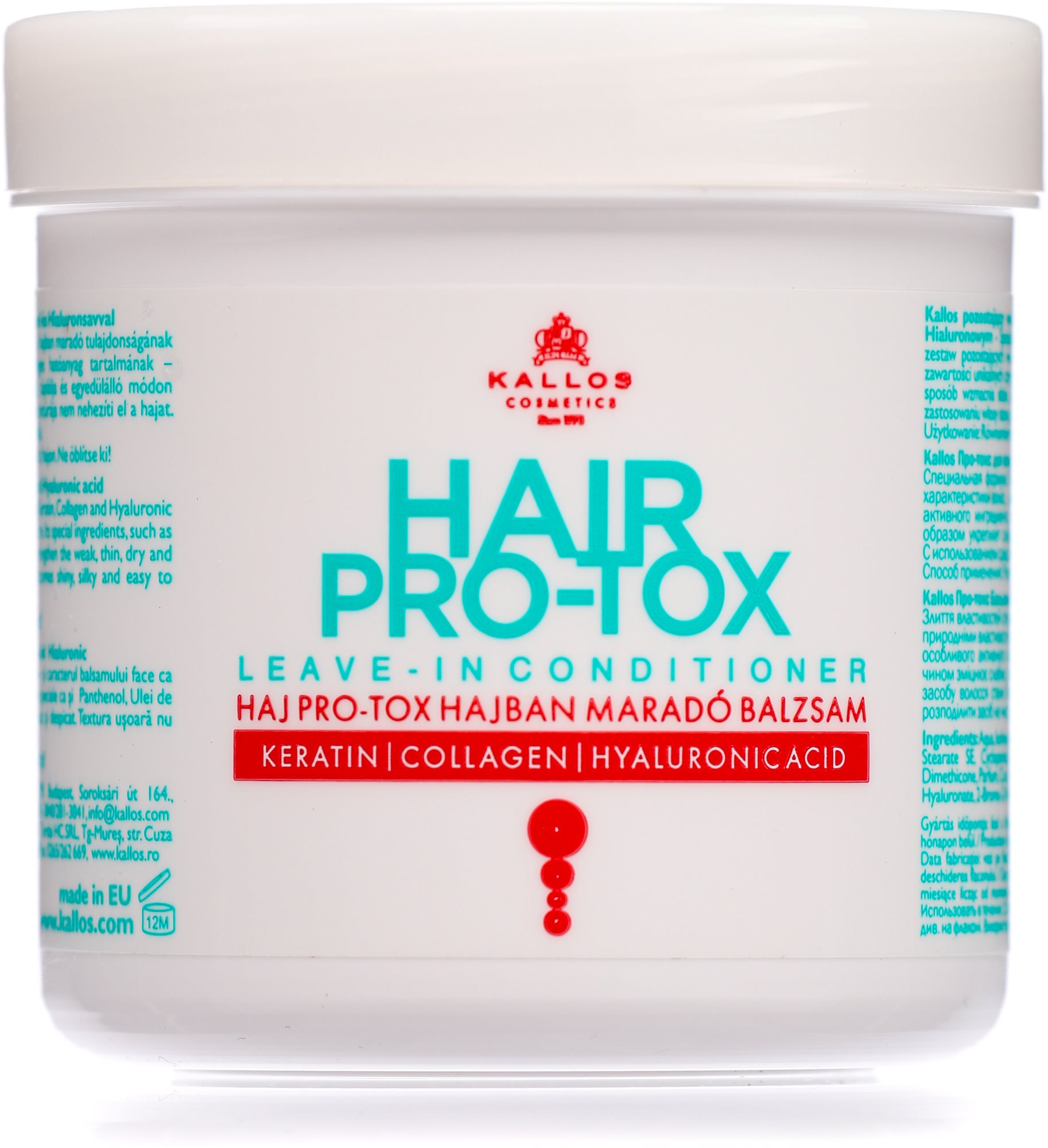 KALLOS Hair Botox Leave-In Conditioner 250ml