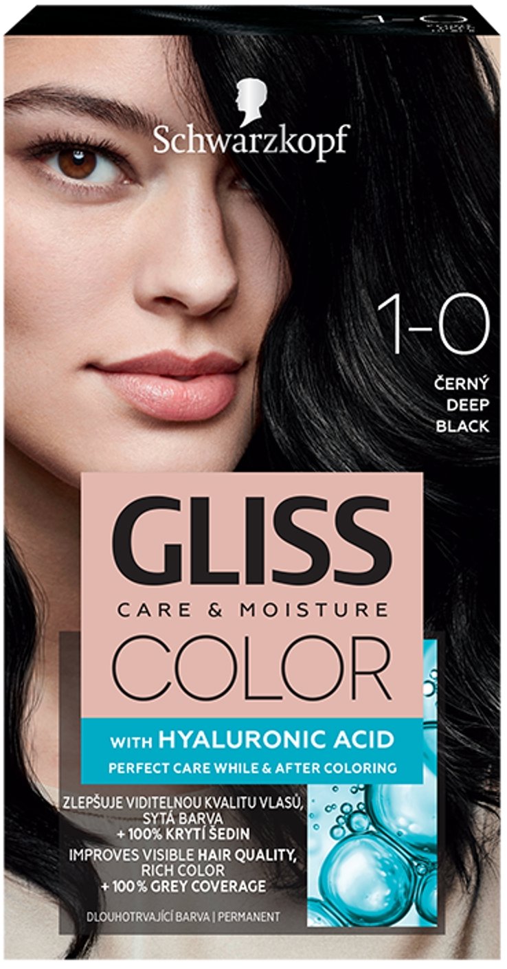 SCHWARZKOPF GLISS COLOR 1-0 Čierna 60 ml
