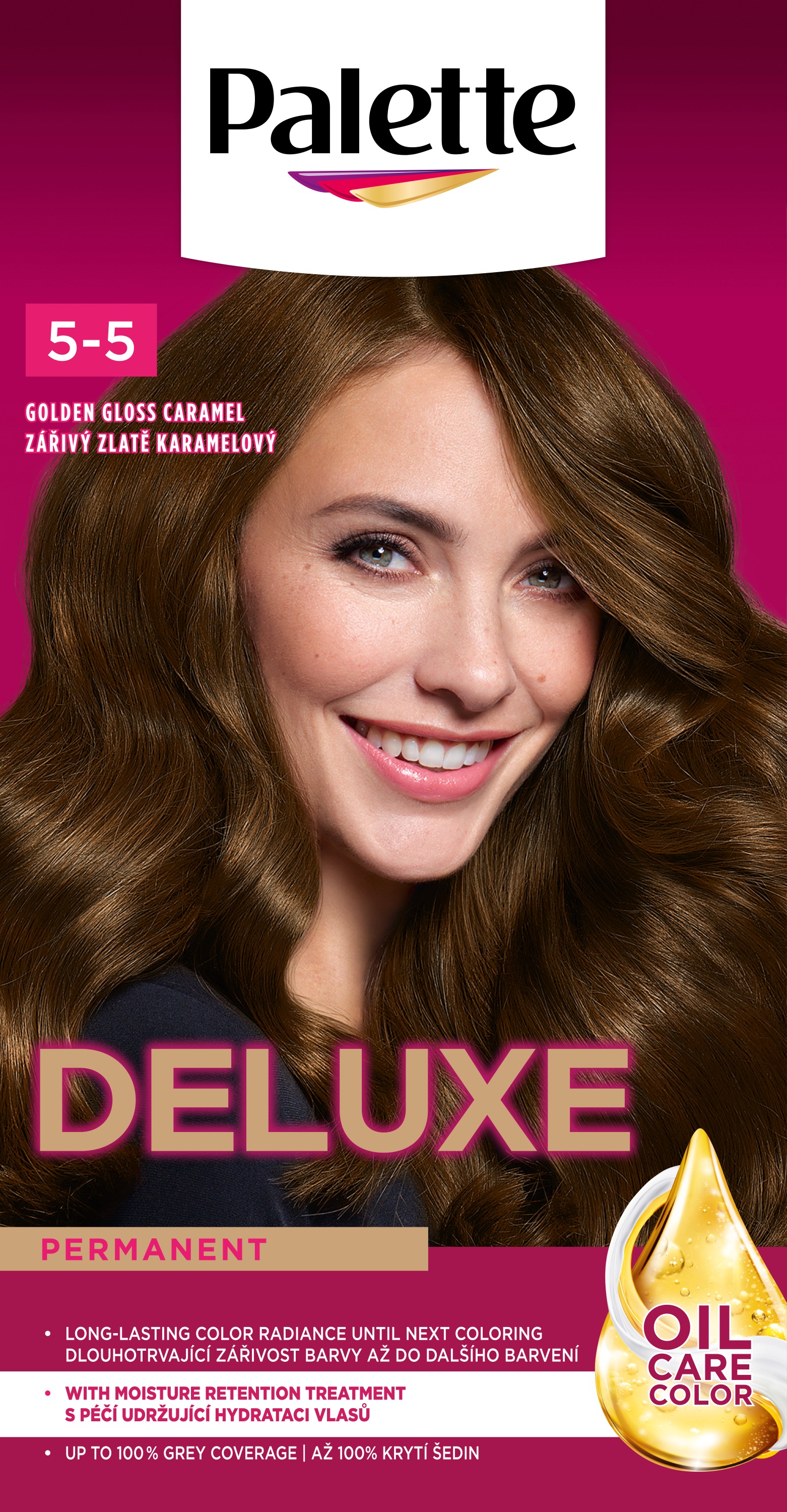 SCHWARZKOPF PALETTE Deluxe 5-5 Žiarivo hnedá 50 ml