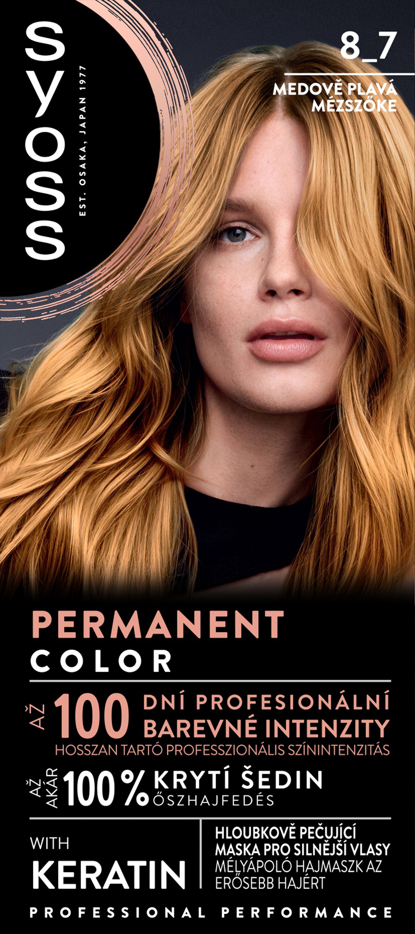 SYOSS Color 8-7 Medovo plavá (50 ml)