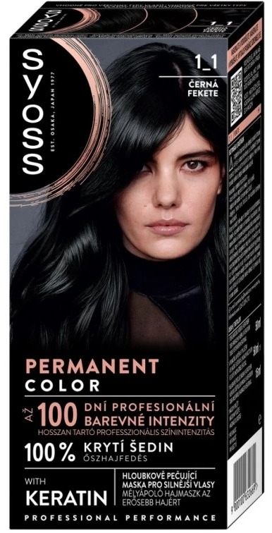 SYOSS Color 1-1, čierna (50 ml)
