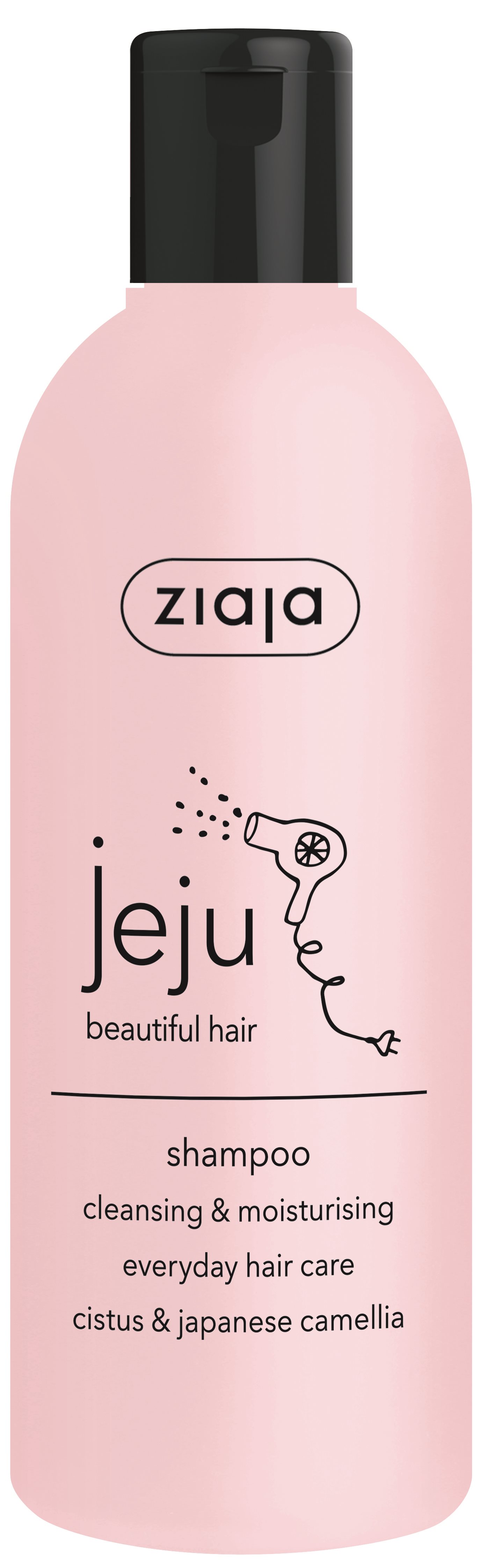 ZIAJA Jeju Čistiaci & hydratačný šampón na vlasy 300 ml