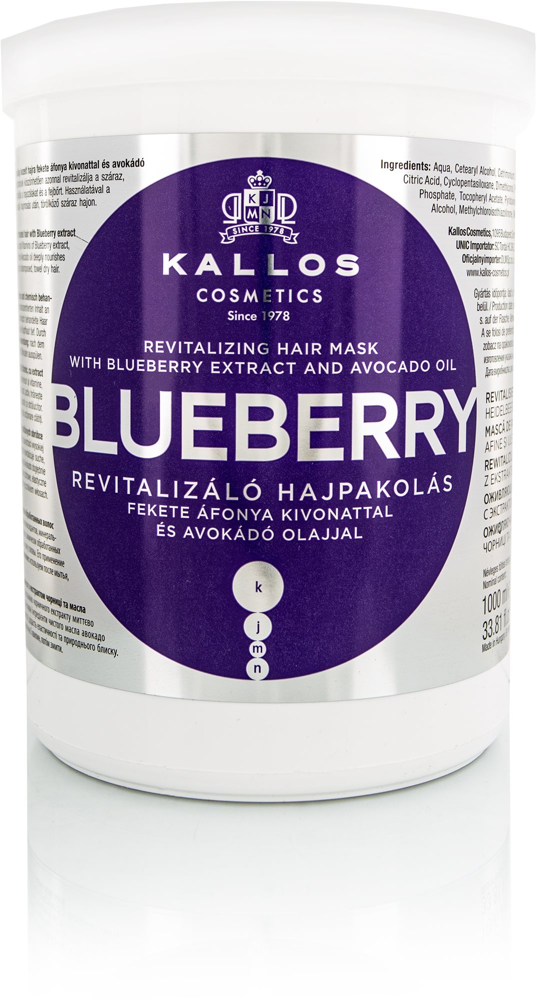 KALLOS KJMN Blueberry Revitalizing Mask 1000 ml