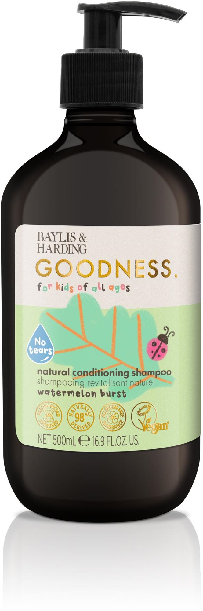 BAYLIS & HARDING Detský šampón na vlasy Goodness 500 ml