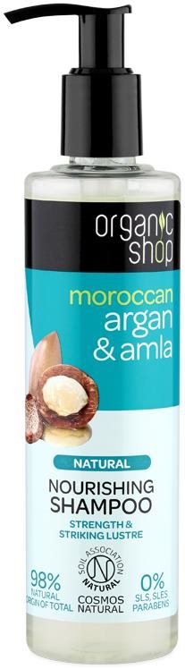 ORGANIC SHOP Vyživujúci šampón argan & amla 280 ml