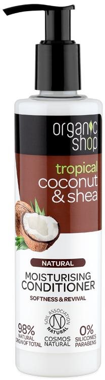 ORGANIC SHOP Hydratačný kondicionér kokos a bambucké maslo 280 ml