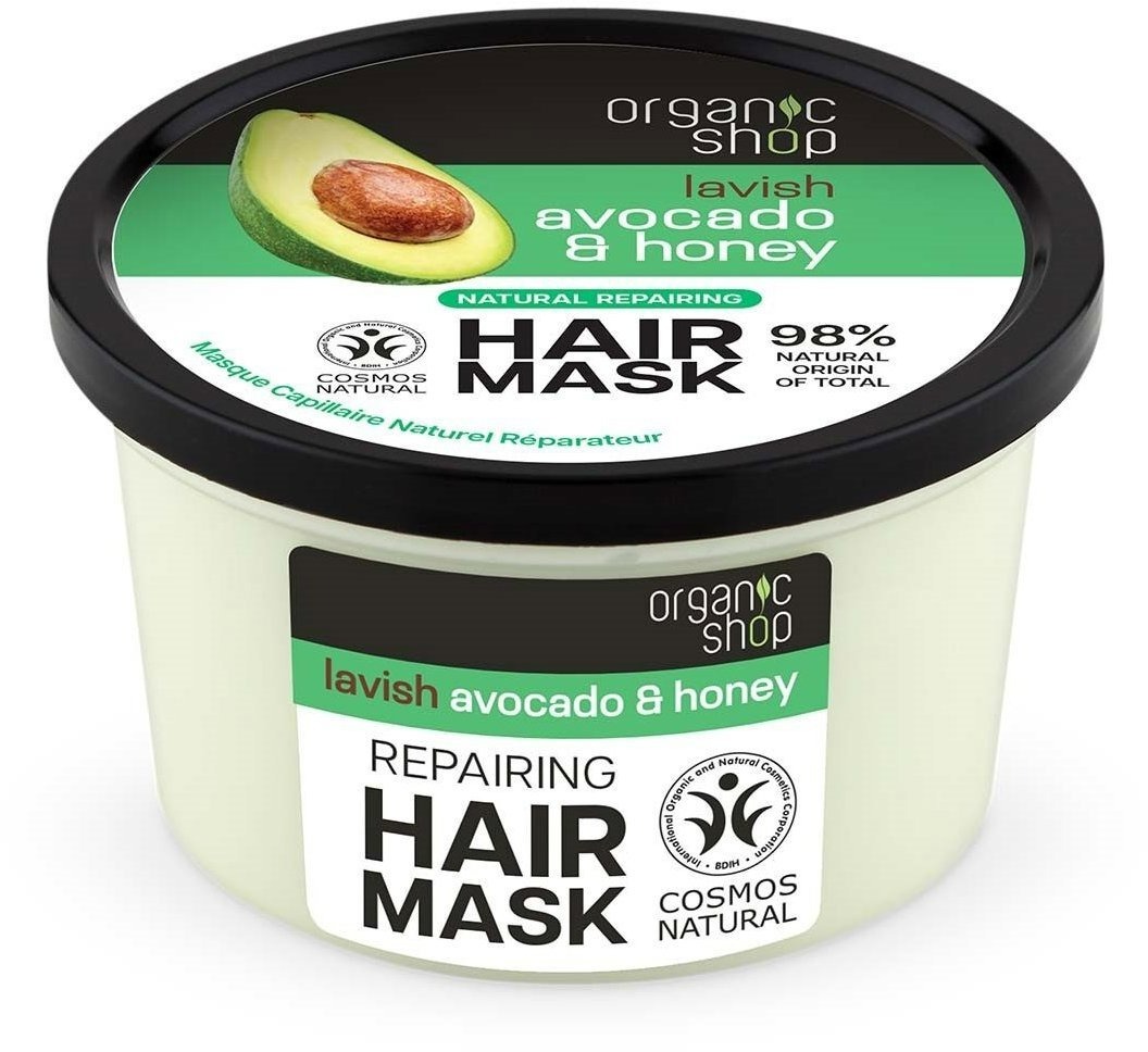 ORGANIC SHOP Osviežujúca vlasová maska avokádo a med 250 ml