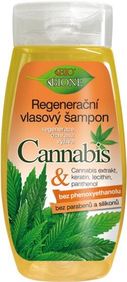 BIONE COSMETICS Bio Cannabis Regeneračný výživný šampón 260 ml