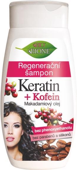 BIONE COSMETICS Bio Keratin + Kofein Regeneračný výživný šampón 260 ml