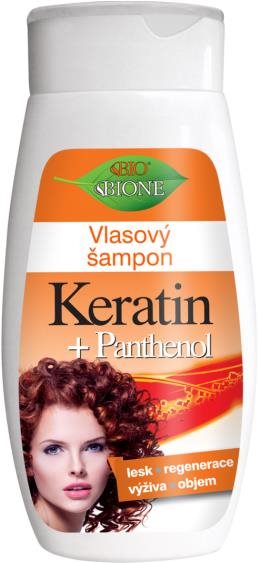 BIONE COSMETICS Bio Keratin a Panthenol Regeneračný výživný šampón 260 ml