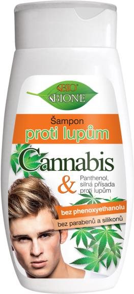 BIONE COSMETICS Bio Cannabis Šampón proti lupinám pre mužov 260 ml