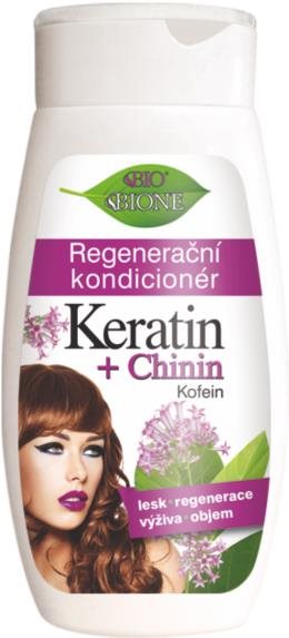 BIONE COSMETICS Bio Chinín a Keratín Regeneračný kondicionér 260 ml