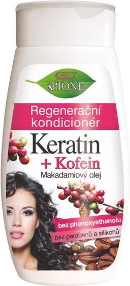 BIONE COSMETICS Bio Keratín a Kofeín Regeneračný kondicionér 260 ml