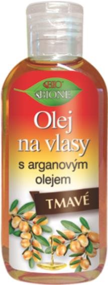 BIONE COSMETICS Bio Keratín a Arganový olej Výživný olej na tmavé vlasy 80 ml