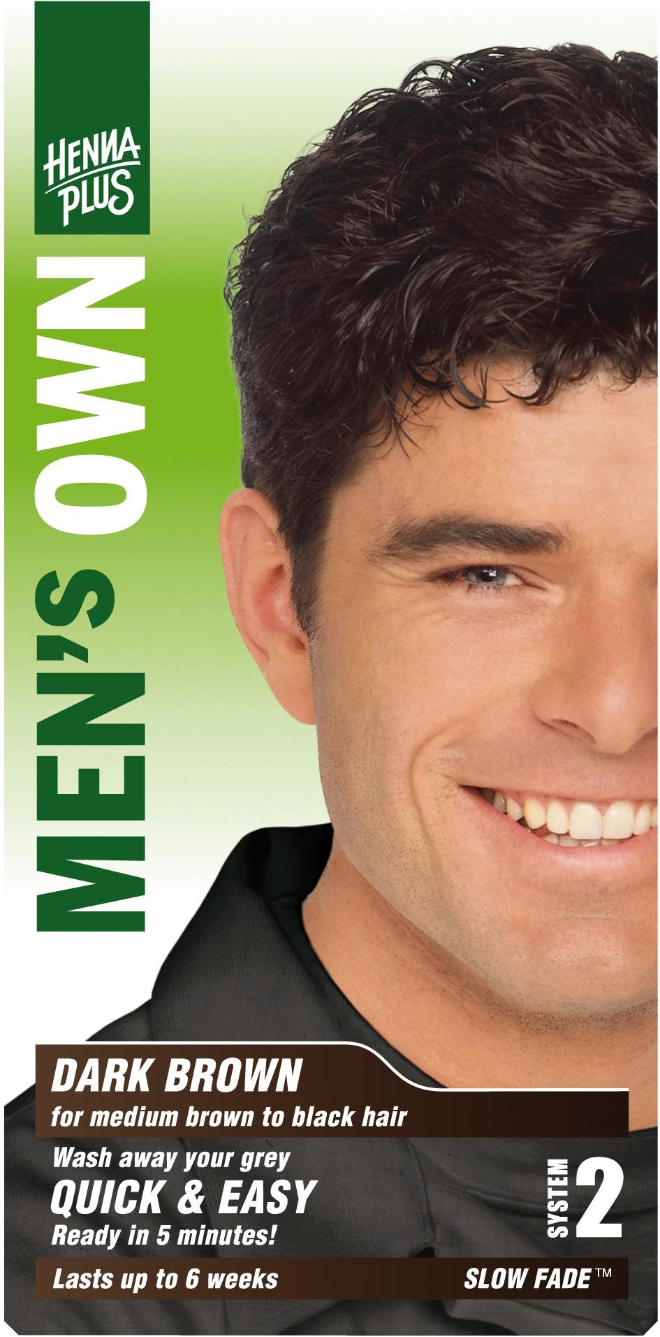 HENNAPLUS Prírodná farba pre mužov TMAVOHNEDÁ, 80 ml