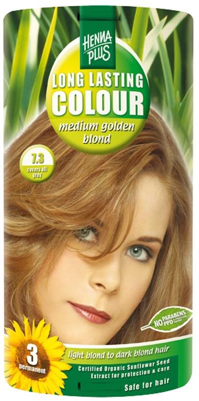 HENNAPLUS Prírodná farba na vlasy SÝTO ZLATÁ BLOND 7.3, 100 ml