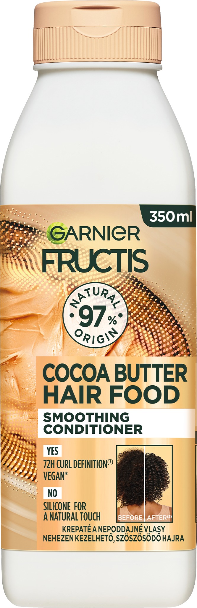 GARNIER Fructis Hair Food Cocoa Butter Uhladzujúci balzam 350 ml