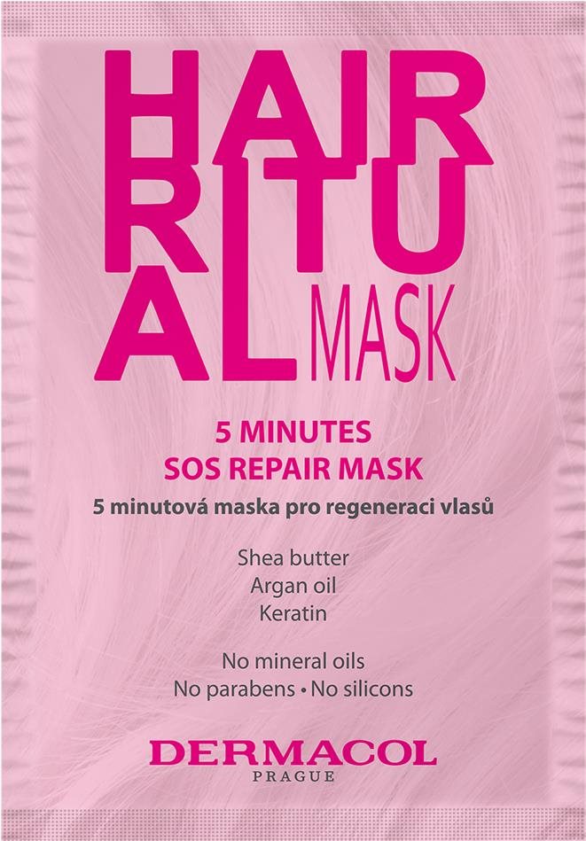 DERMACOL Hair Ritual 5-minútová maska na regeneráciu 15 ml