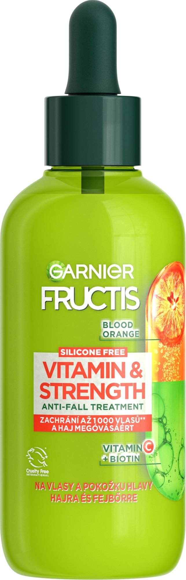 GARNIER Fructis Vitamín & Strength posilňujúce sérum na vlasy 125 ml