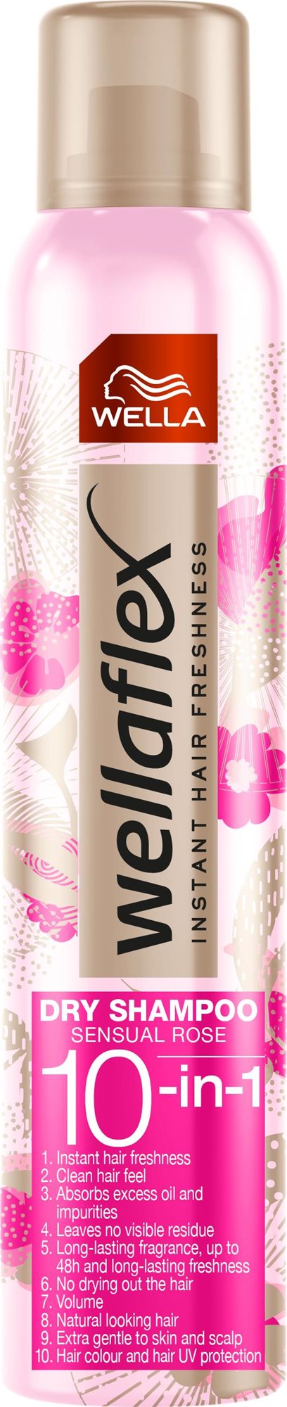 WELLA Wellaflex Dry Shampoo Hairspray Sensual Rose 180 ml