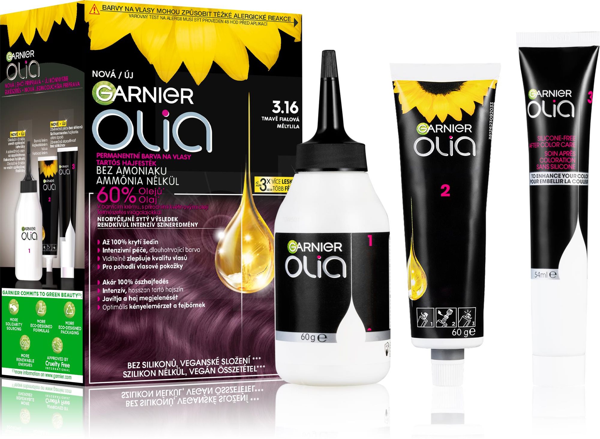 GARNIER Olia 3.16, tmavofialová