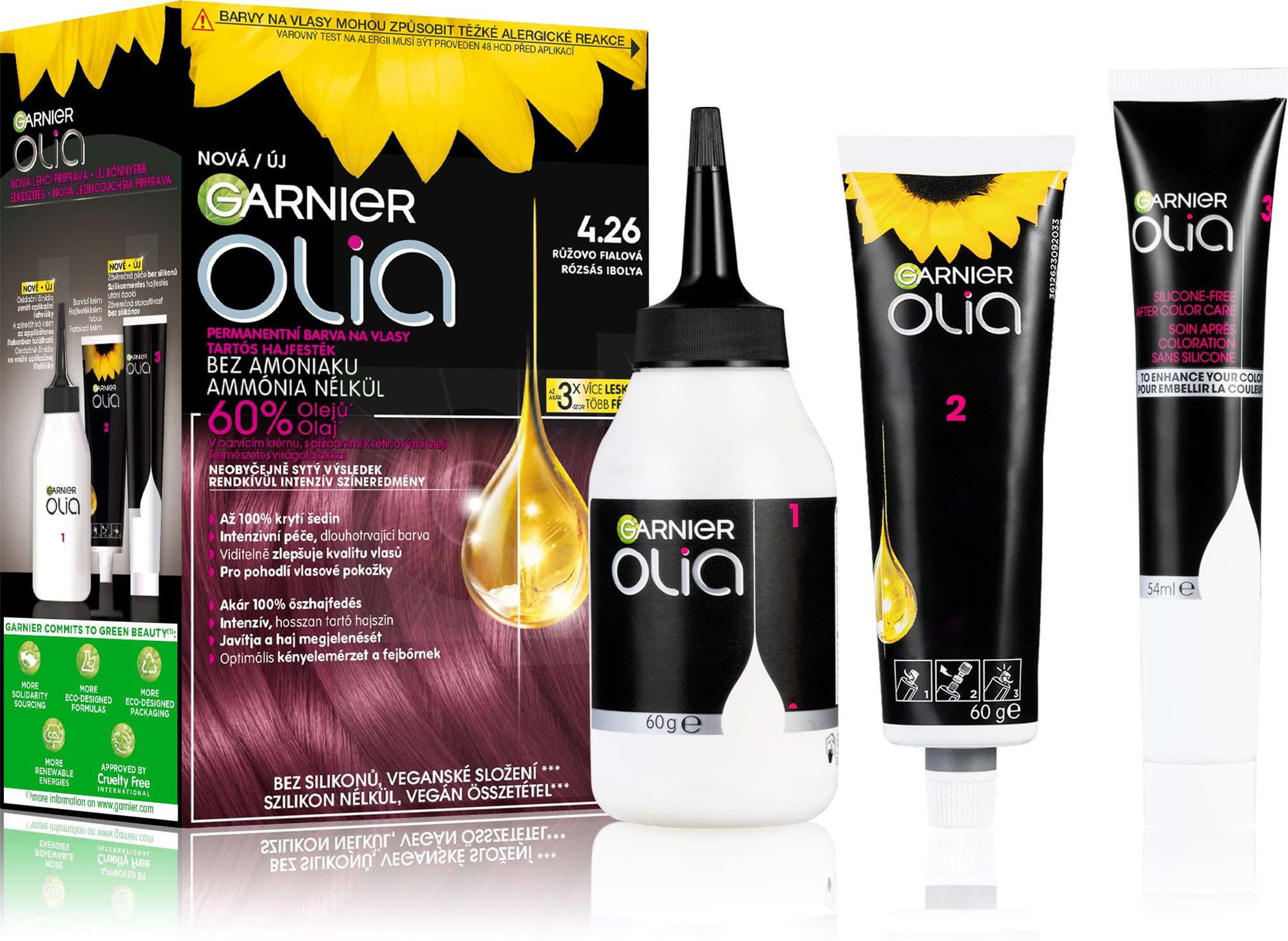 GARNIER Olia 4.26, ružovofialová