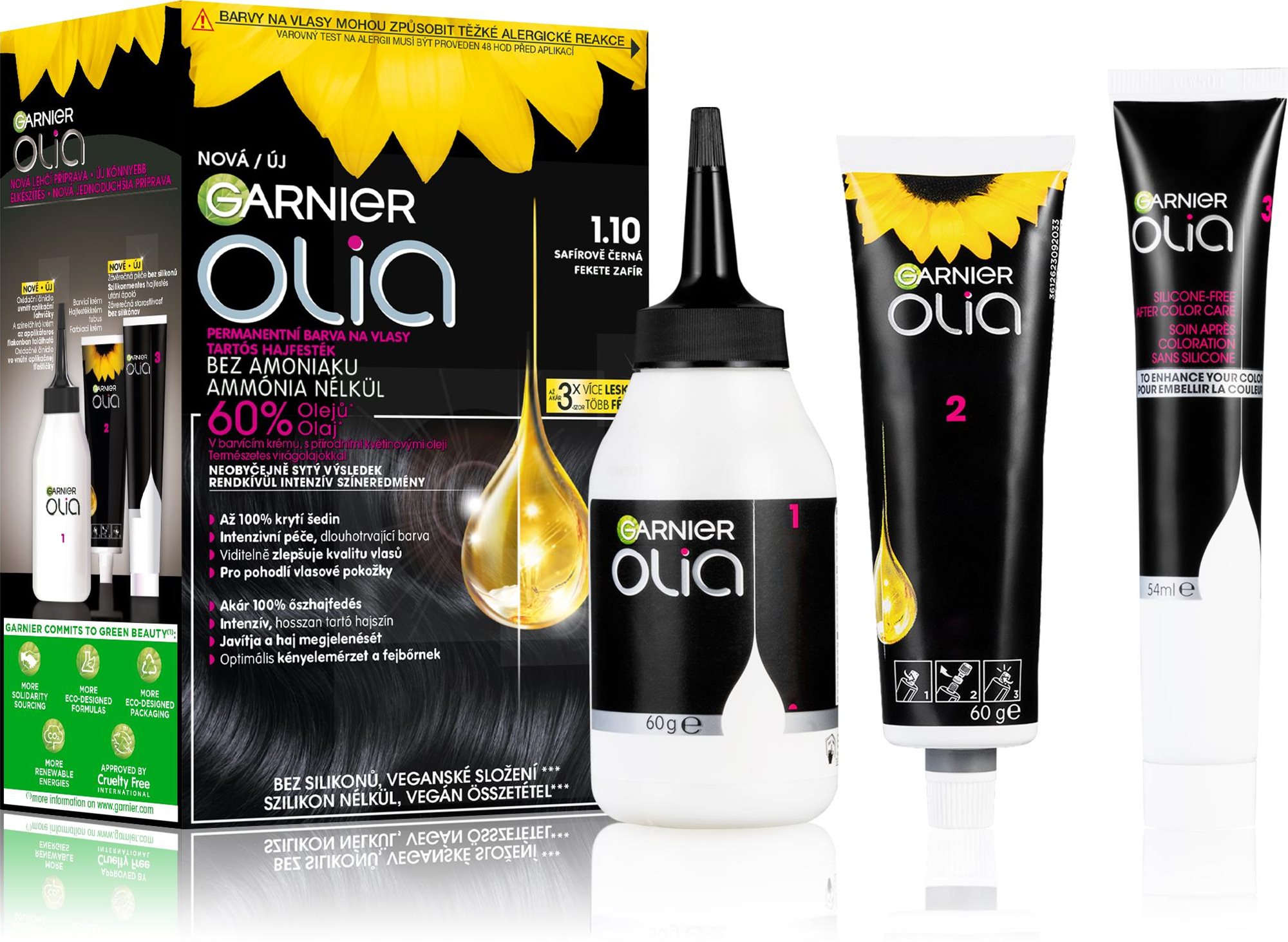 GARNIER Olia 1.10, zafírová čierna