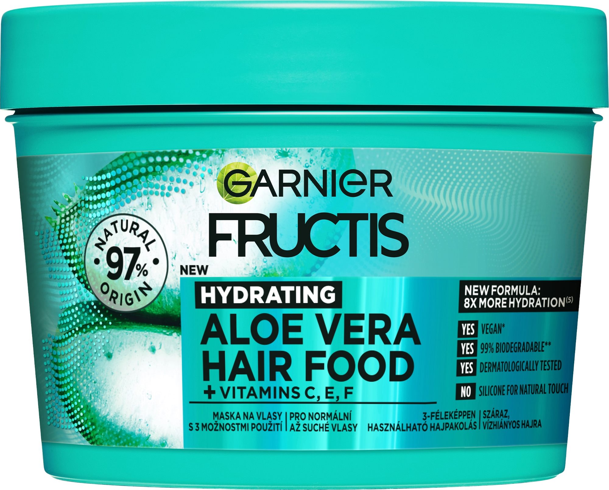 GARNIER Fructis Hair Food Hydratačná Aloe Vera maska 400 ml