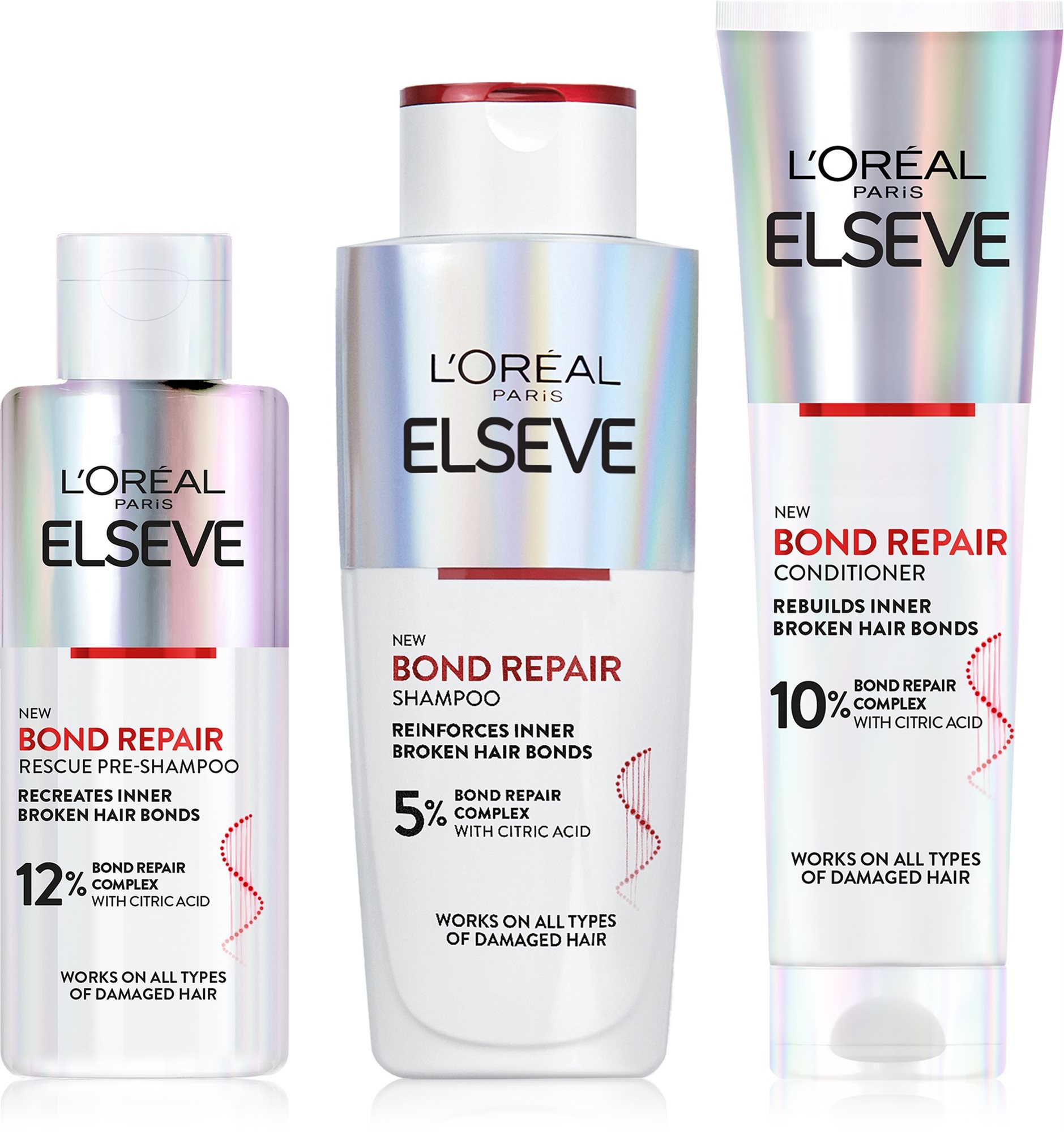 L'ORÉAL PARIS Elseve Bond Repair regeneračná starostlivosť Set 550 ml