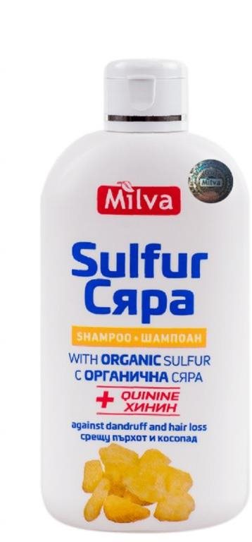 MILVA šampón síra a chinín 200 ml