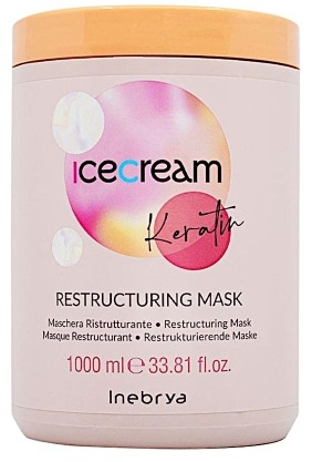 INEBRYA Ice Cream Keratin Restructuring Mask 1000 ml