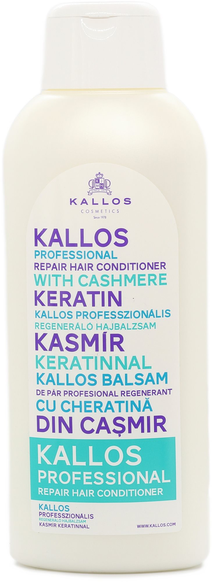KALLOS Professional Repair Conditioner Cashmere 1 000 ml