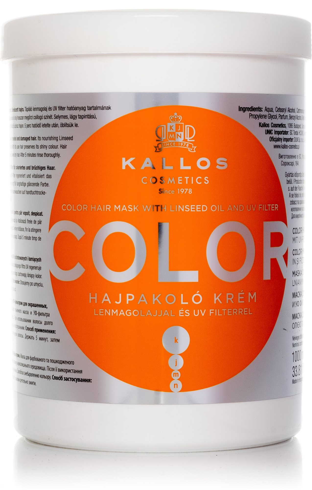 KALLOS Color Mask 1 000 ml