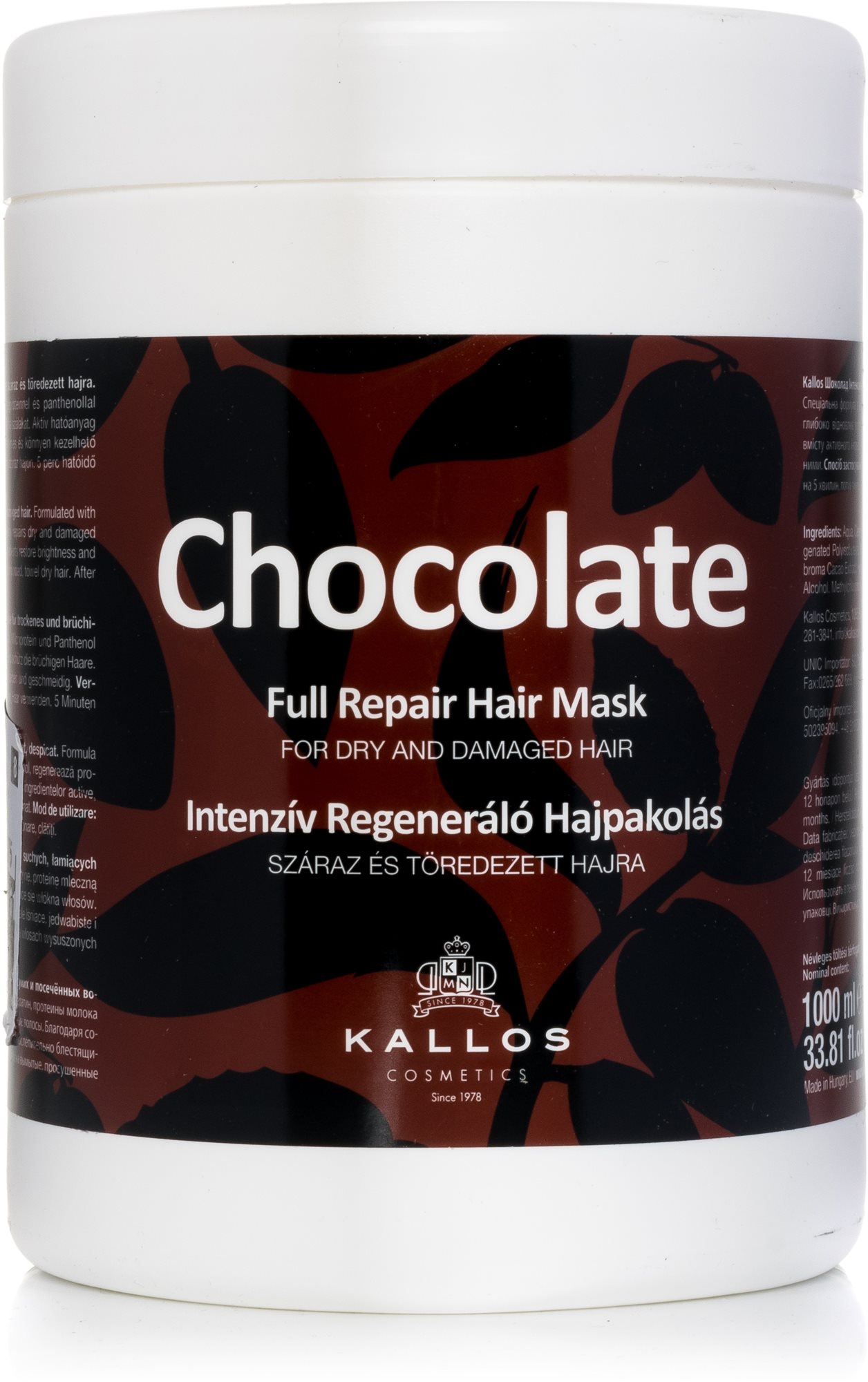 KALLOS Chocolate Mask 1 000 ml