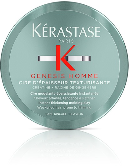 KÉRASTASE Genesis Homme Cire d'épaisseur Texturisante 75 ml