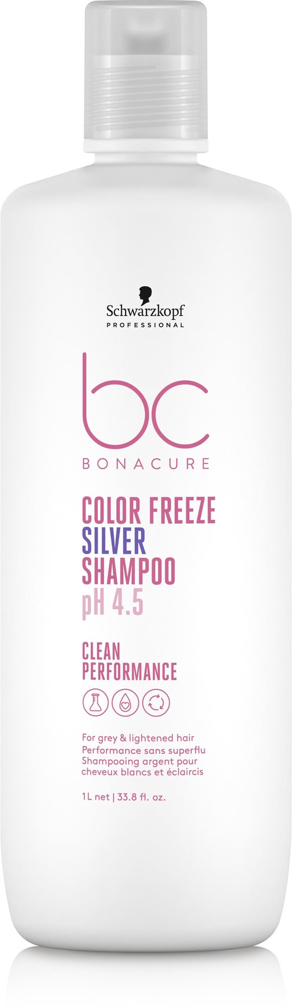 SCHWARZKOPF Professional BC Bonacure Clean Balance Color Freeze Šampón so striebornými reflexami 100