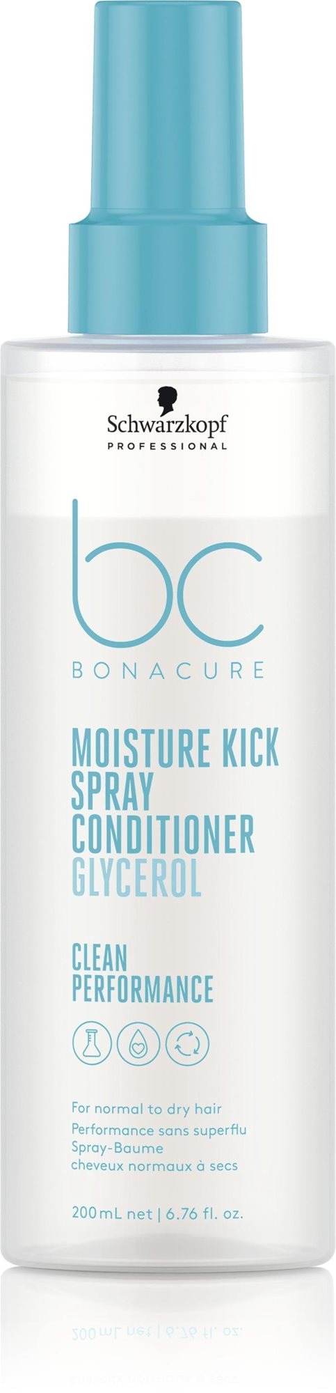 SCHWARZKOPF Professional BC Bonacure Clean Balance Moisture Kick Sprejový Kondicionér 200 ml