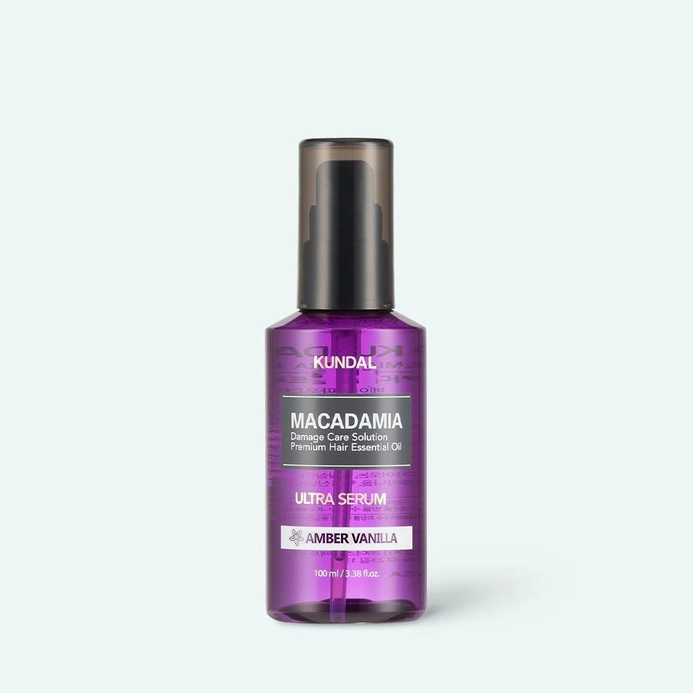 KUNDAL Macadamia Hair Serum Amber Vanilla 100 ml